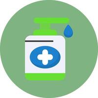 Sanitizer Flat Icon for Creative Projects vector