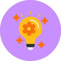 Idea Flat Style Icon vector
