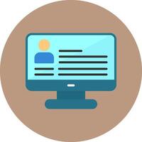 Profile Circle Style Icon vector