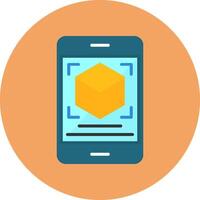 Augmented reality Flat Style Icon vector