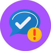 Checkmark Icon for Creative Projects vector