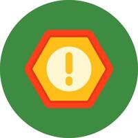 Exclamation mark Icon for Creative Projects vector