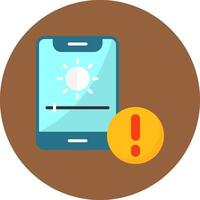 Adaptive brightness Icon for Creative Projects vector