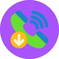 Incoming call Icon for Creative Projects vector