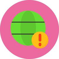 Internet Error Icon for Creative Projects vector