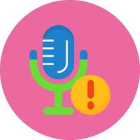 Microphone Icon for Creative Projects vector