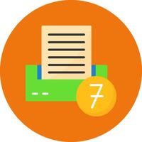 Print job Icon for Creative Projects vector