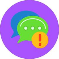 Speech bubble Icon for Creative Projects vector
