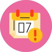 Calendar event Icon for Creative Projects vector