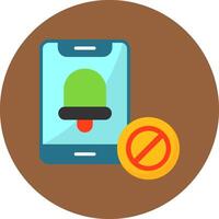 Notifications off Icon for Creative Projects vector