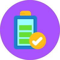 Battery full Icon for Creative Projects vector