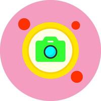 Capture Button Icon for Creative Projects vector