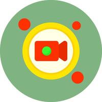 Recorde Button Icon for Creative Projects vector