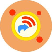 Nearby Sharing Button Icon for Creative Projects vector