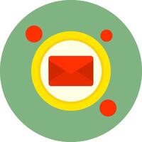 Mail Button Icon for Creative Projects vector