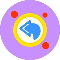 Back Button Icon for Creative Projects vector