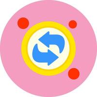 Refresh Button Icon for Creative Projects vector