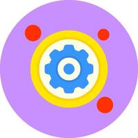 Settings Button Icon for Creative Projects vector