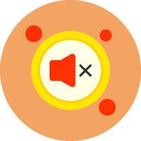 Mute Button Icon for Creative Projects vector