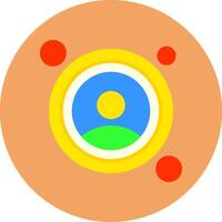 Profile Button Icon for Creative Projects vector