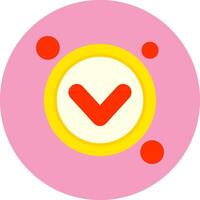 Navigation arrow down Icon for Creative Projects vector