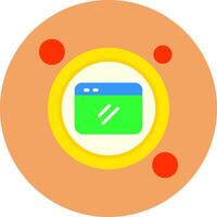 Browser Button Icon for Creative Projects vector