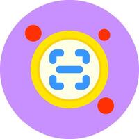 Scanner Button Icon for Creative Projects vector