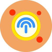Hotspot Button Icon for Creative Projects vector