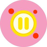 Pause Button Icon for Creative Projects vector