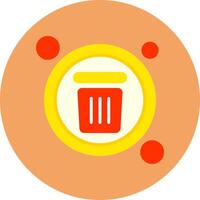 Delete Button Icon for Creative Projects vector