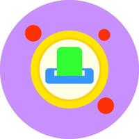 Print Button Icon for Creative Projects vector