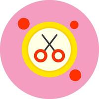 Cut Button Icon for Creative Projects vector