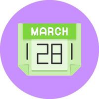 28 March Icon for Creative Projects vector