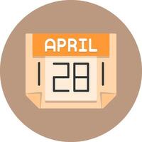 28 April Icon for Creative Projects vector