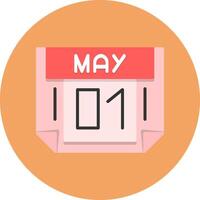 1 May Icon for Creative Projects vector