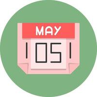 5 May Icon for Creative Projects vector