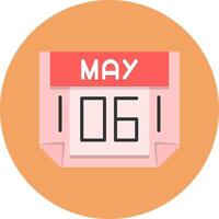 6 May Icon for Creative Projects vector