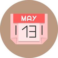 13 May Icon for Creative Projects vector