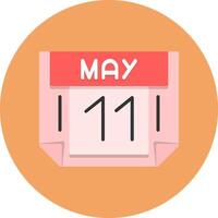 11 May Icon for Creative Projects vector