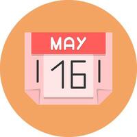 16 May Icon for Creative Projects vector