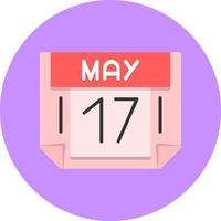 17 May Icon for Creative Projects vector