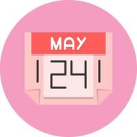 24 May Icon for Creative Projects vector