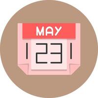 23 May Icon for Creative Projects vector