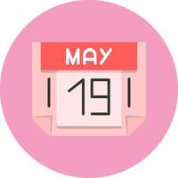 19 May Icon for Creative Projects vector