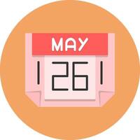 26 May Icon for Creative Projects vector