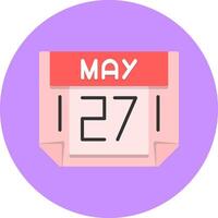 27 May Icon for Creative Projects vector