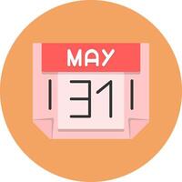 31 May Icon for Creative Projects vector