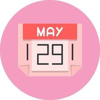 29 May Icon for Creative Projects vector