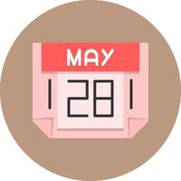 28 May Icon for Creative Projects vector