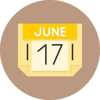 17 June Icon for Creative Projects vector